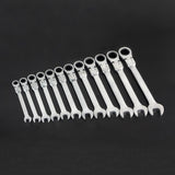 12pcs Combination Flexible Ratchet Wrench Auto Repair Set Of Hand Tool