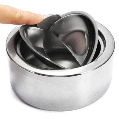 Stainless Steel Wind Proof Type Ash tray