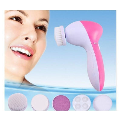 New 5IN1 Face Brush Cleansing Multifunction Electric Ultrasonic Wash Spa Skin Care Massage Face Brushes