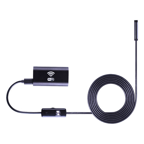 1m 1.5m 2m 3.5m 5m Cable IOS Android Wifi Endoscope with 8mm Lens 6 LED Waterproof Iphone Endoscope Inspection Borescope Camera
