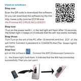 IOS Android Wifi Endoscope with 8mm Lens 6 LED Waterproof
