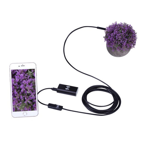 IOS Android Wifi Endoscope with 8mm Lens 6 LED Waterproof