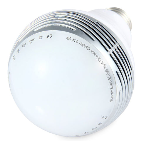 Lightme Intelligent E27 6W RGB LED Bulb Bluetooth Smart Lighting Lamp Colorful Dimmable Speaker Lights