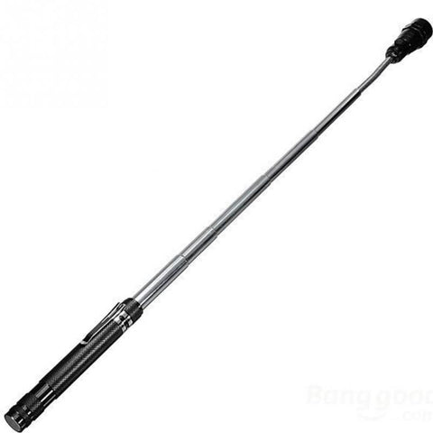 Outdoor Camping Tactical Flash Light Torch Spotlight 3x LED Telescopic Flexible Magnetic LED Flashlight