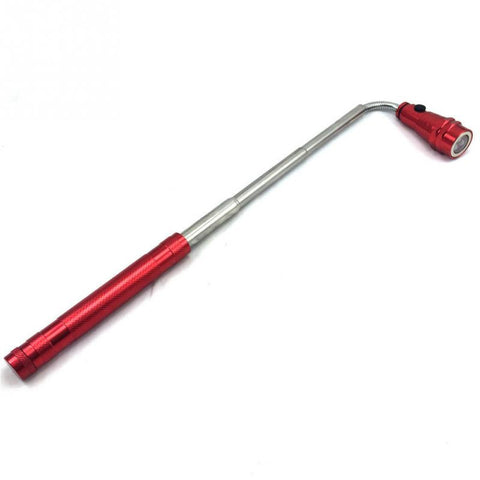 Outdoor Camping Tactical Flash Light Torch Spotlight 3x LED Telescopic Flexible Magnetic LED Flashlight
