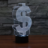 3D Dollar Night Lamp