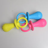 1Pc Rubber Nipple Dog Toys For Pet Chew Teething Train