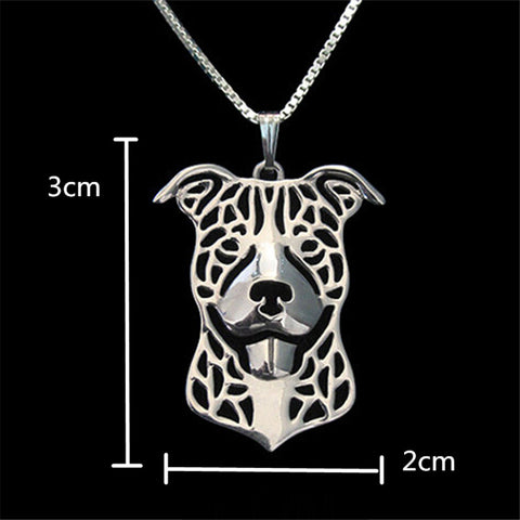 Women's Pitbull Dog Necklaces Lovers Hot style Alloy Dog Jewelry Necklaces