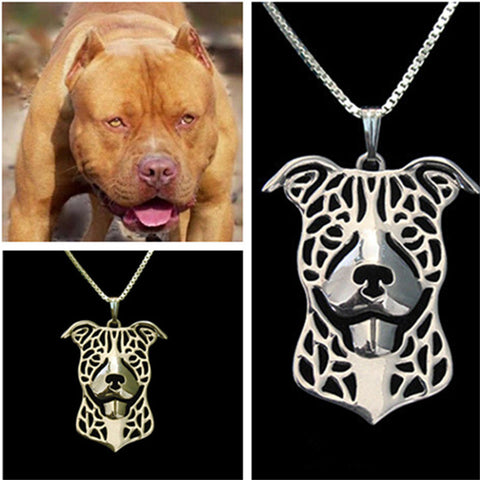 Women's Pitbull Dog Necklaces Lovers Hot style Alloy Dog Jewelry Necklaces