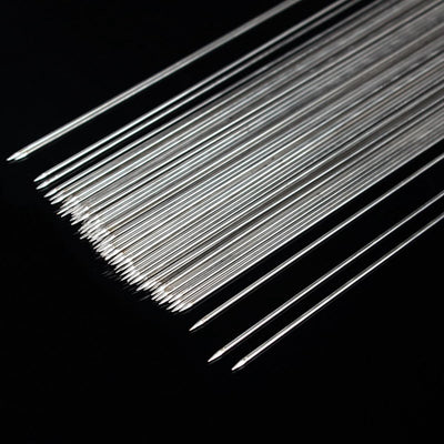 100Pcs Stainless Steel 29cm Portable Grill Barbecue Skewers Kebab Needle Outside Accessories