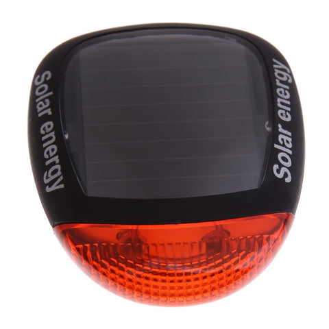 Solar Powered LED Bicycle Lights Bike Rear Tail Lamp