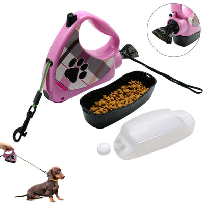10ft Retractable Dog Leash Pet Dog Puppy Walking Leashes Multifunctional