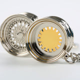 Wheel Rim Model Keychain Metal Mini