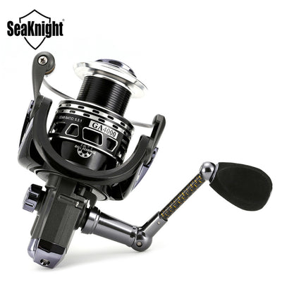 SeaKnight GA 2000/3000/4000 New Design Worm Shaft Structure 13BB Quality Lure Spinning Fishing Reel with Carbon Fiber Handle
