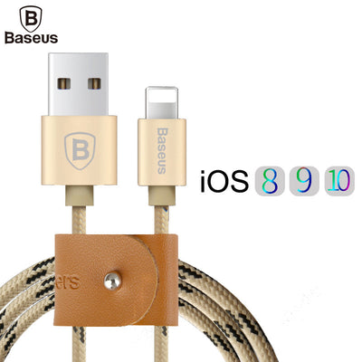 Baseus 0.5m / 1m / 1.5m USB Cable Nylon Braided Fast Data Sync Charging Lightning Cable For iPhone 7 6 6s Plus 5 5s SE iPad iPod