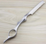 professional 2 in 1 scissors 440C hair scissors thinning shears