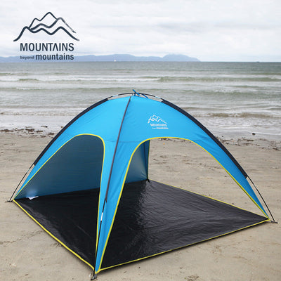 4 People Beach Tent Ultralight Beach Camping Tent Sun Shelter Large