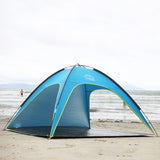 4 People Beach Tent Ultralight Beach Camping Tent Sun Shelter Large