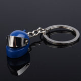 Silver Plated Cool Keyring 3D Car Motorcycle Bicycle Helmet