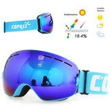 Ski goggles double layers UV400 anti-fog big ski mask glasses skiing men women snow