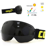 Ski goggles double layers UV400 anti-fog big ski mask glasses skiing men women snow