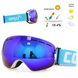 Ski goggles double layers UV400 anti-fog big ski mask glasses skiing men women snow