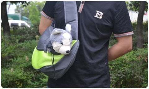 Dog Puppy Small Animal Sling Front Carrier Mesh Comfort Travel Tote Shoulder Bag