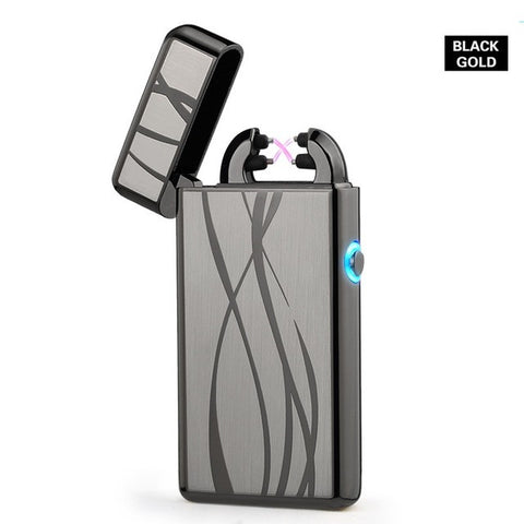 Cross Double Arc Lighter USB Pulse Cigar Lighters