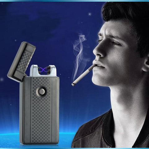 Dual Arc Electric USB Lighter Rechargeable Plasma