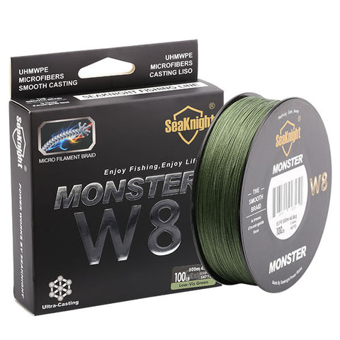 SeaKnight Braid Line 500M 8 Strands 0.16-0.50mm Super Strong Braided Fishing Line For Sea Fishing Wide Angle Technology