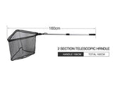Super Large Folding Fishing Net Triangular Landing 90cm 160cm 210cm 3 Section Telescopic