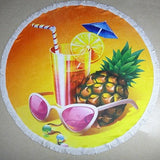 Large  Microfiber  Round Beach Towels  /150cm