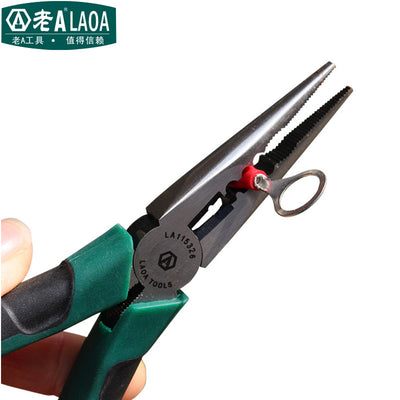 6" Multi-function Long Nose Pliers High Hardness stainless Steel