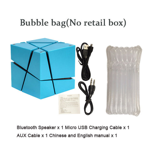 EDGE Portable Mini Bluetooth Speaker LED 3W Stereo Sound Box Mp3 Player Subwoofer Speakers Built-in 500mAh Battery