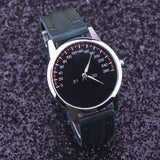 Relogio Masculino Faux Leather Male watch
