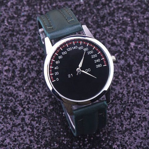 Relogio Masculino Faux Leather Male watch