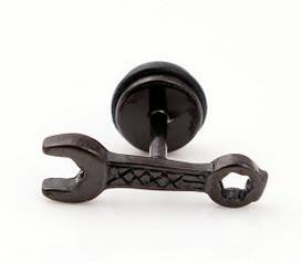 Stainless Wrench Screw Stud Earring