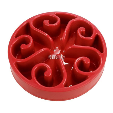 Dog Food Slow Bowl Puppy Anti Choke Bowl Pet Food