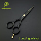 5.5" sale black japan hair scissors teflon shears