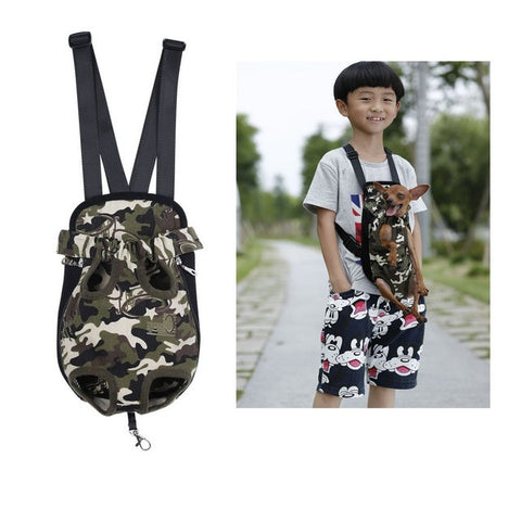 Carrier Dog Front Chest Backpack Five Holes Backpack