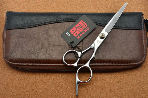 701# 6'' Japan Kasho TOP GRADE Hairdressing Scissors 440C 62HRC Bang Cut Barbers Cutting Scissors Thinning Shears