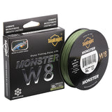 SeaKnight Monster W8 300M 8 Strands Fishing Line Multifilament Fishing PE Line 8 Weaves Strong Braided Wire 20LB 40LB 80LB 100LB
