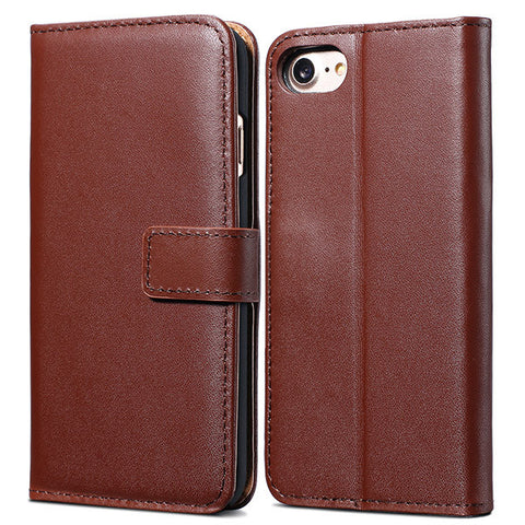 Leather Case For iPhone Plus Stand With Card Holder