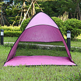 Instant Quick Cabana Beach Tent Outdoor Automatic Foldable Sun Shelter 3 - 4 Person Portable UV Protection