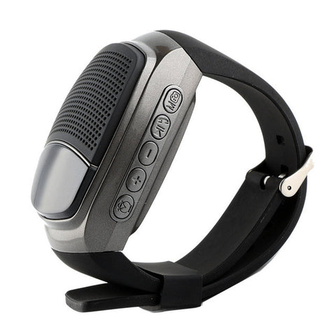 Ubit B90 Sports Bluetooth Speaker Hands-free Call TF Card Playing FM Radio Self-timer Wireless Speakers Smart Watch Time Display