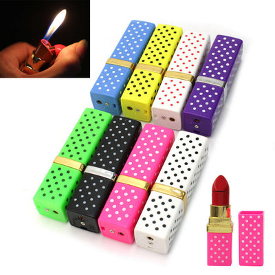 Lipstick Shape Design Refillable Butane Gas lighter