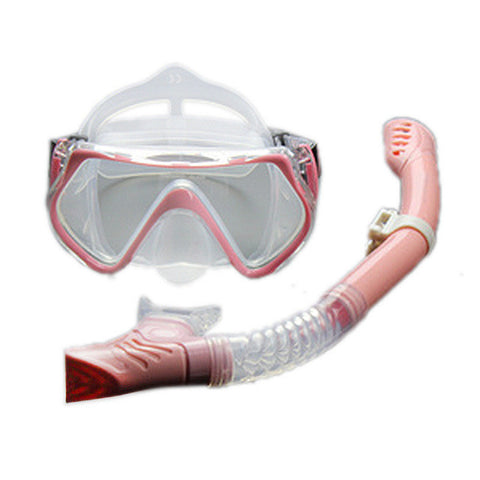Professional Scuba Diving Mask Snorkel Anti-Fog Goggles Glasses Set Silicone Swimming Fishing