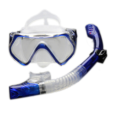 Professional Scuba Diving Mask Snorkel Anti-Fog Goggles Glasses Set Silicone Swimming Fishing