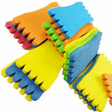 10Pcs/lot EVA Foam Fishing Line Plate Fishing Winding Line Board 12cm