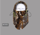 Fleece Camouflage Cap Balaclava Outdoor Trekking Riding Ski Hunting Fishing Wind-proof Mask